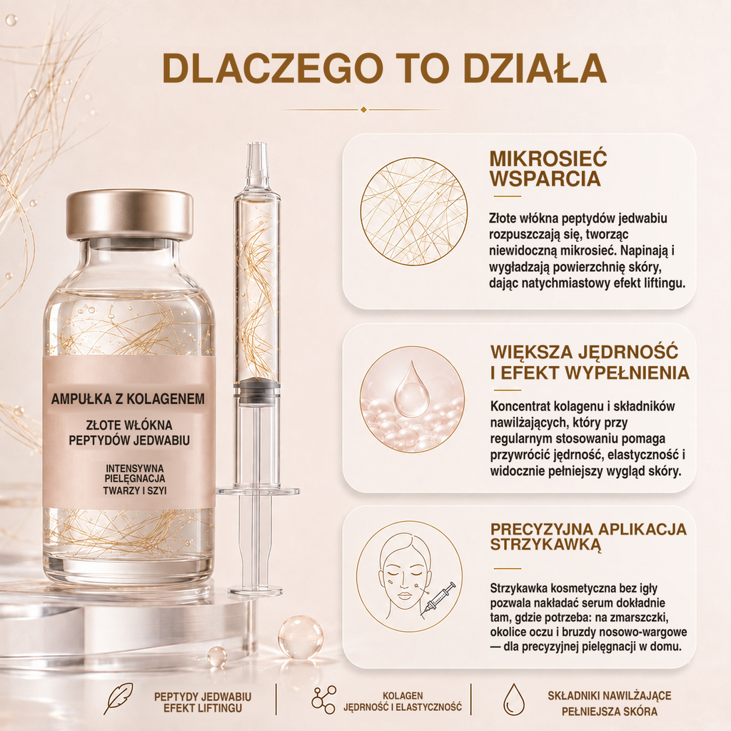 Soyun — serum z peptydami złotego jedwabiu — zdjęcie 3